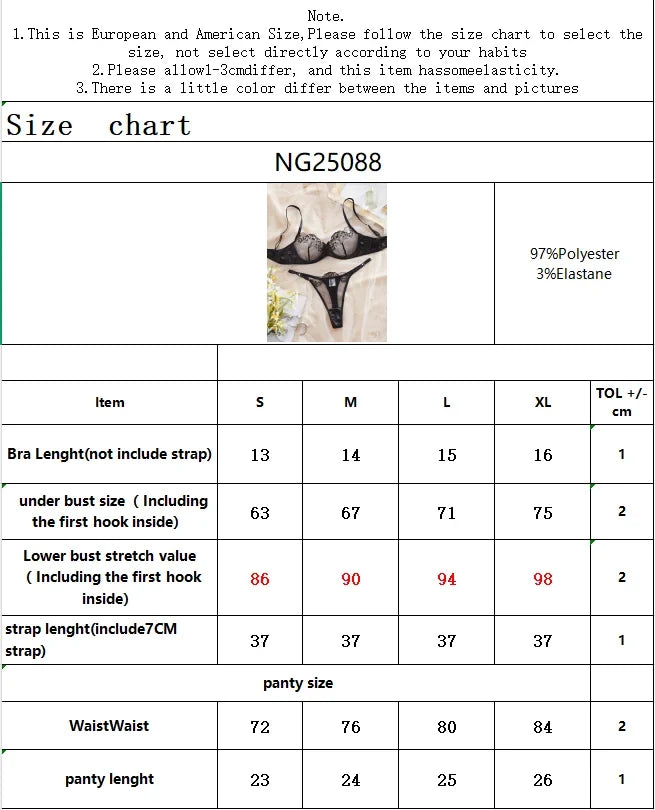 Valentine's Day Ladies Black Forest Wave Lace Sexy Underwear Set Romantic Floral Trim Bustier Nightgown for Women