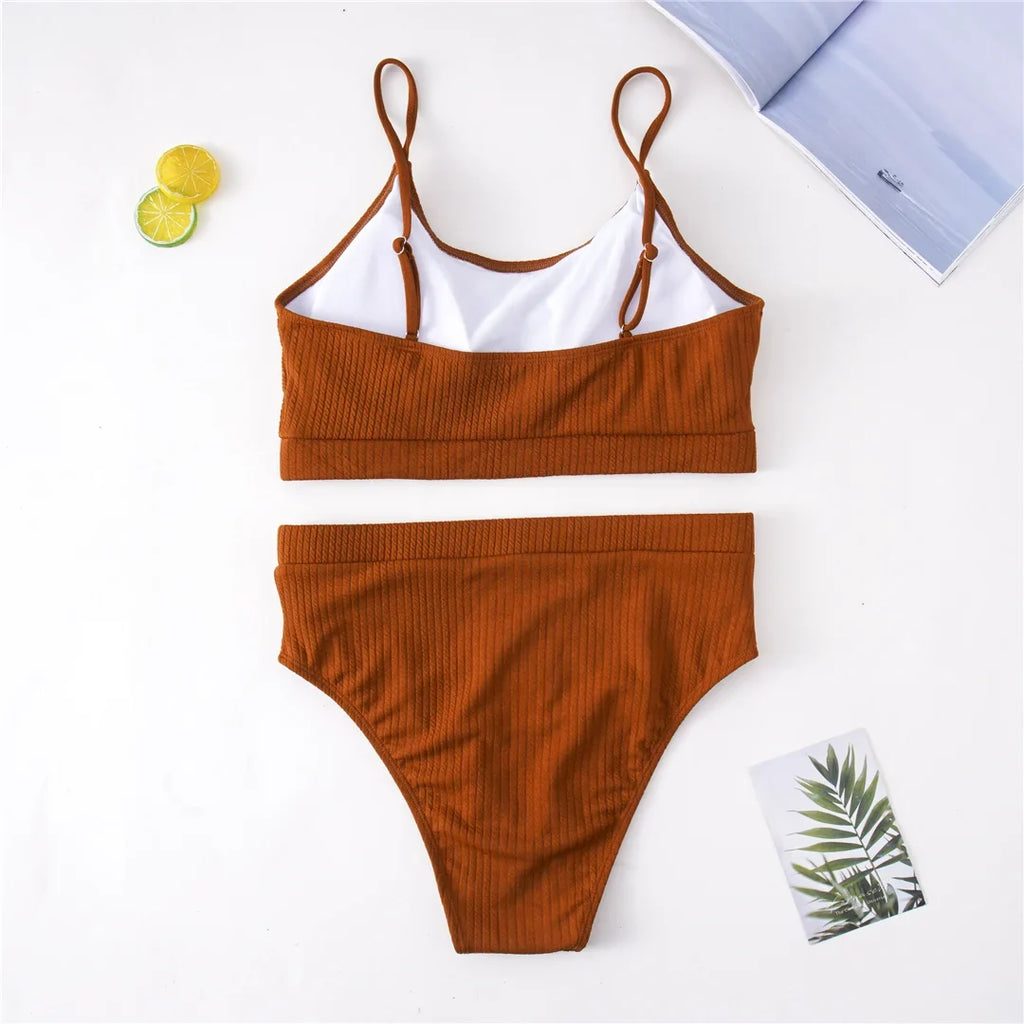0XL - 4XL 7 Colors Bikini Plus Size Large Size Swimwear Women Swimsuit Female Two-Pieces Bikini Set Bather Bathing Suit V3774B