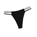 1pcs Low Waist Sexy Women G-string Charming Party Sexy Lingerie Ribbed Lady Thongs Breathable Comfortable Panty Female Underwear