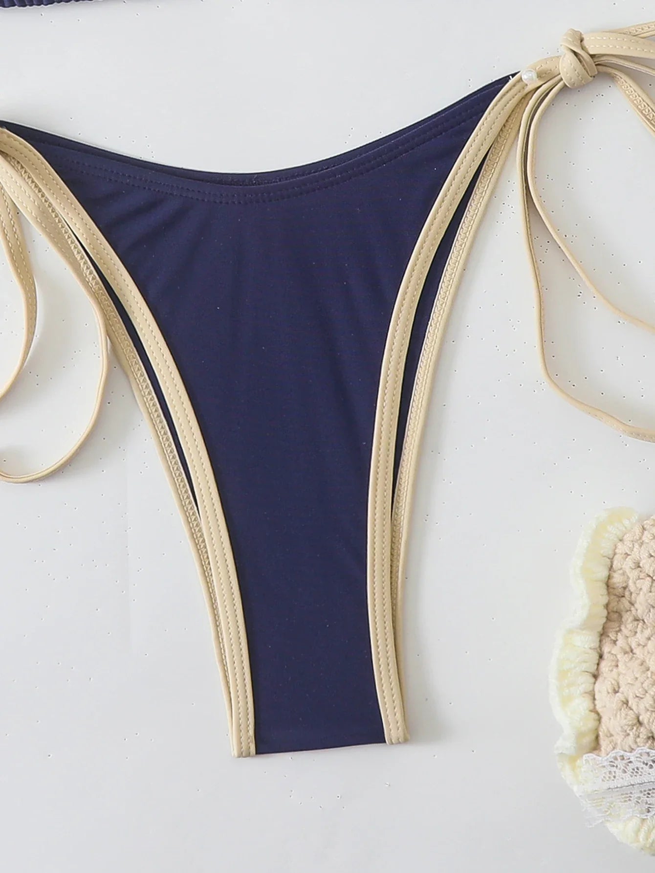 Halter Triangle String Thong Bikinis 2026 Women Sexy Swimsuit Solid Brazilian Swimwear Female Bathers Bathing Swimming Swim Suit