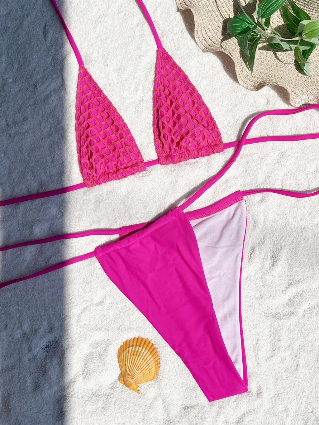 DEKA Tie Side Mini Micro Bikini Set With Skirt Halter Female G-String Thong Swimsuit Women Swimwear Bather Bathing Suit Swim
