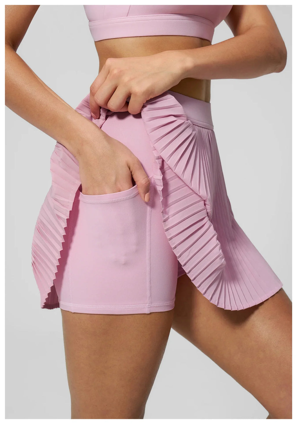 Golf Tennis Skirts with Pocket Women Gym Running Pleated Skorts Outdoor Sports Fitness Slim Shorts High Waist Yoga Golf Skirt