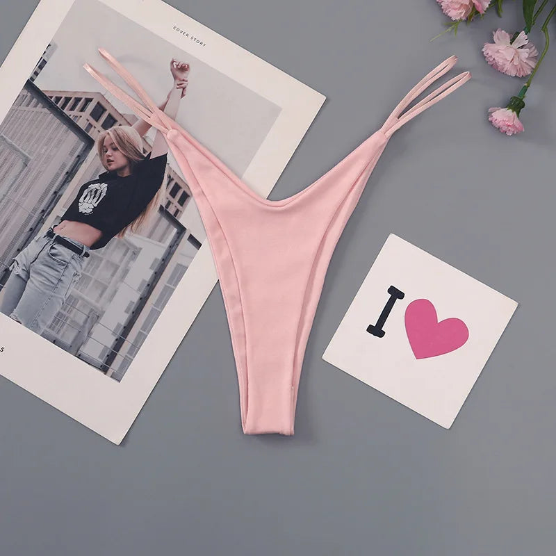 Cotton G String Thong Women Panties Sexy Briefs T-back Underwear Low Waist Seamless Femlae Lingerie Size S-XL