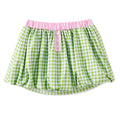 Women's Summer Mini Skirts Elastic Band Bubble Plaid Print Skirt for Daily, Travel, Parties