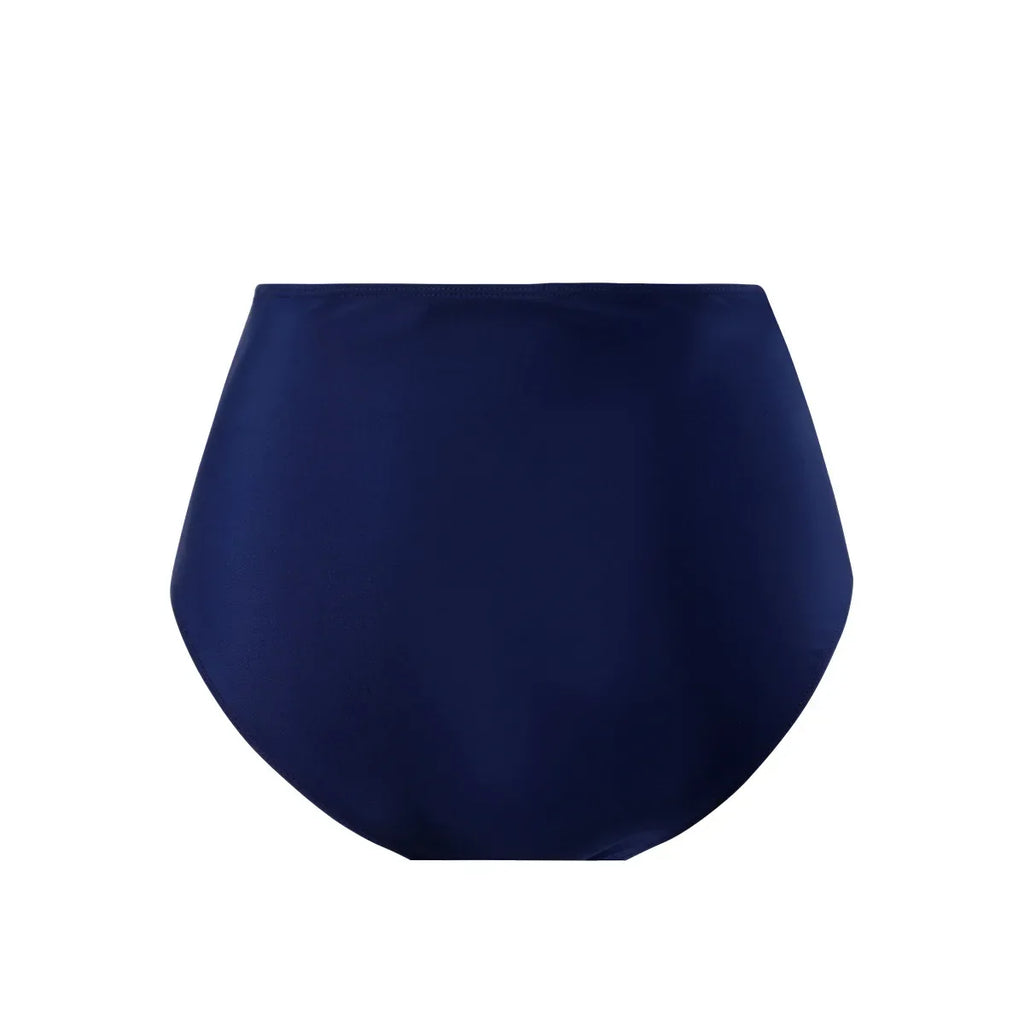 2026 Summer New Women Bikini Swimming Trunks,Solid Color Black Sexy High Waist High Elasticity Bottoms,Beach Swimwear Briefs