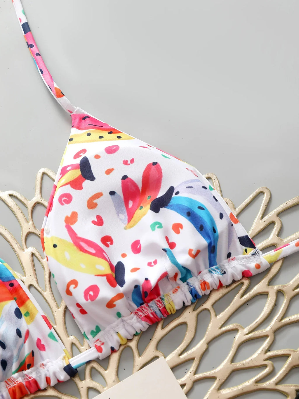 Halter Triangle String Thong Bikinis 2026 Women Sexy Swimsuit Brazilian Swimwear Female Bathers Bathing Swimming Swim Suit