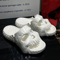 New Personalized Skull Design Men Slippers 2024 Summer Outdoor Fun Slides Thick Bottom of Beach Non-slip Leisure Women Sandals