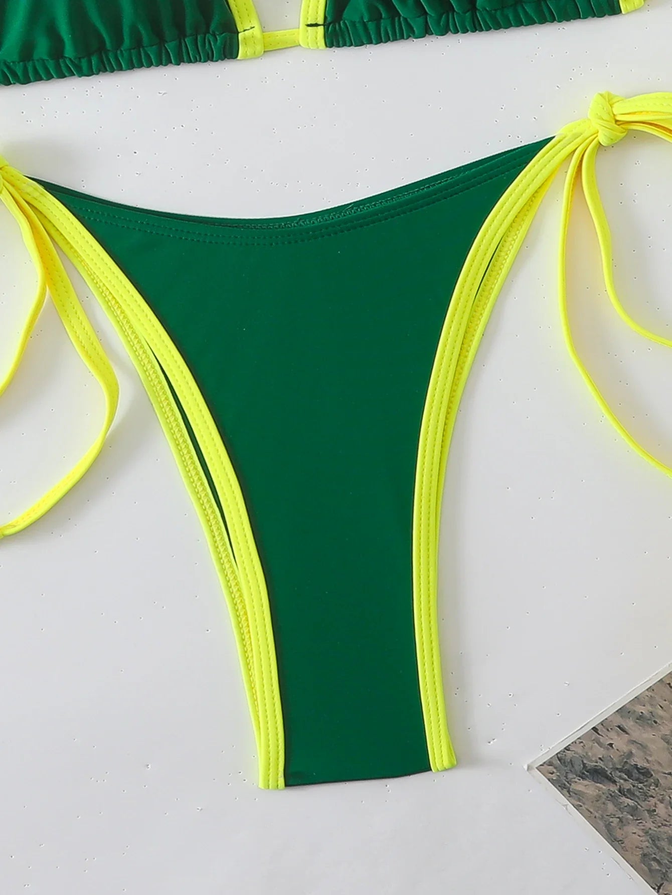 Halter Triangle String Thong Bikinis 2026 Women Sexy Swimsuit Solid Brazilian Swimwear Female Bathers Bathing Swimming Swim Suit