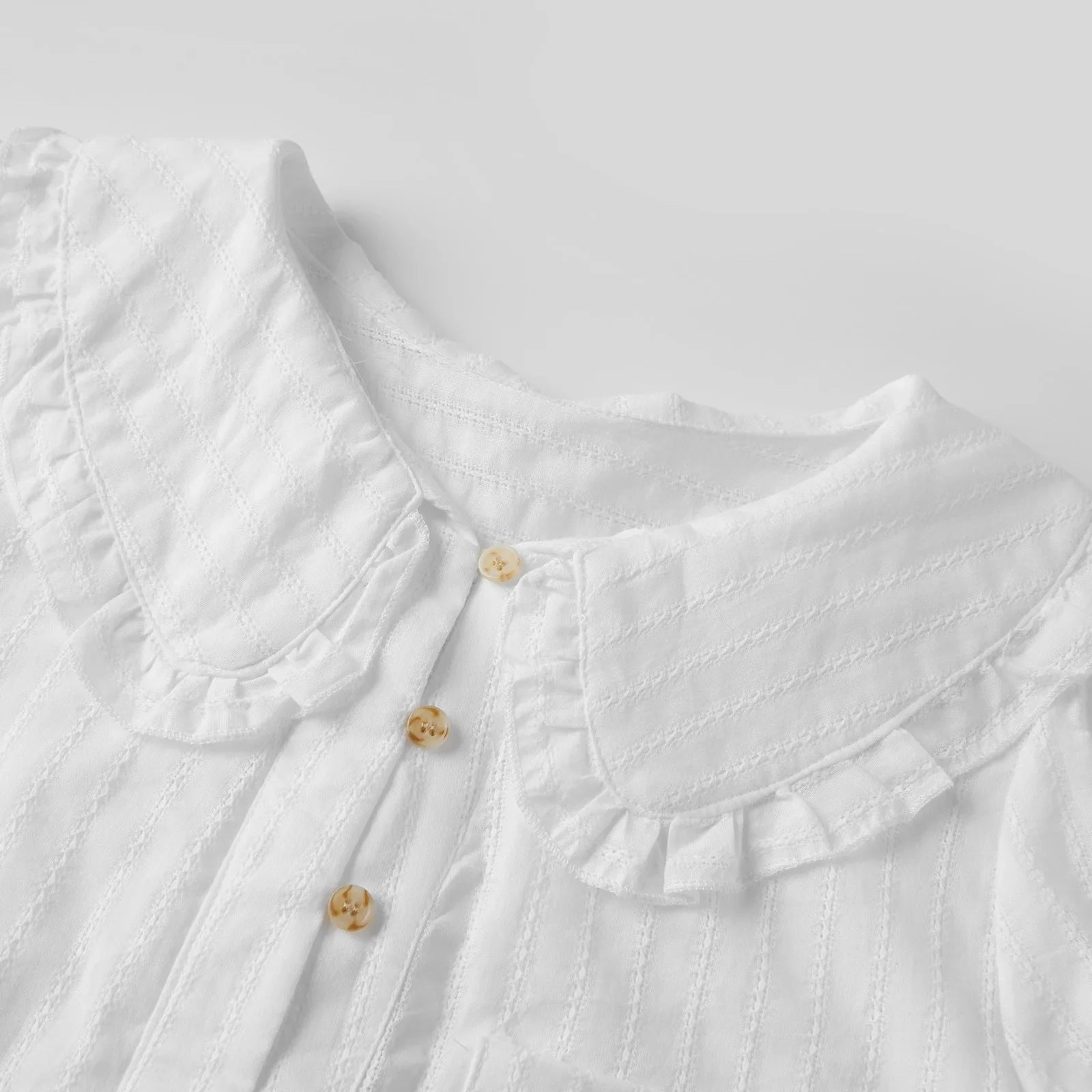 Women Doll Collar Loose Floral/Solid Tops Short Sleeve Button-down Shirts Casual Summer Streetwear