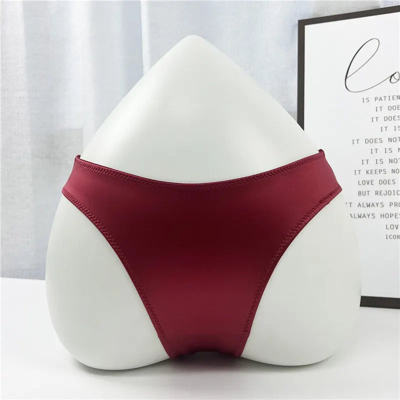 Rhinestones Girls Sexy G String Panties Women Underwear Briefs Hollow Out Thong Transparent Lingerie Intimates