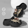 Cute DIY Charms Indoor Street Slippers For Women Fashion Clogs Soft EVA Anti-slip Summer Shoes Girls Leisure Platform Sandals