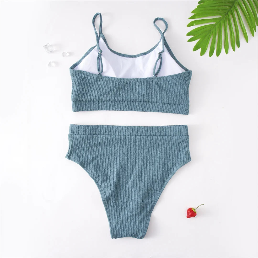 0XL - 4XL 7 Colors Bikini Plus Size Large Size Swimwear Women Swimsuit Female Two-Pieces Bikini Set Bather Bathing Suit V3774B