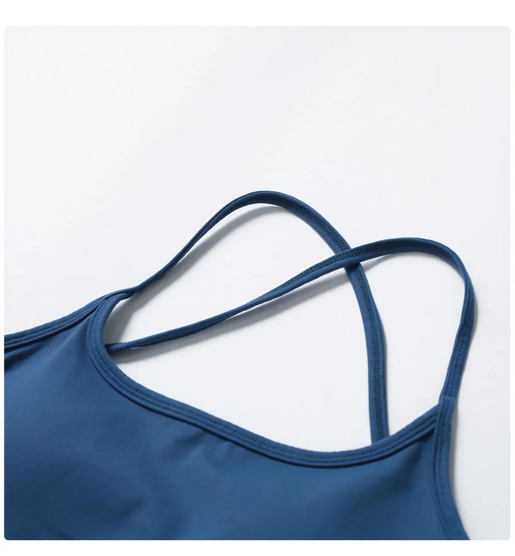 Sexy Cross Sports Bra Gym Top Women Training Running Yoga Bra Stretch Women Sports Underwear Fitness Workout Women Tank Tops