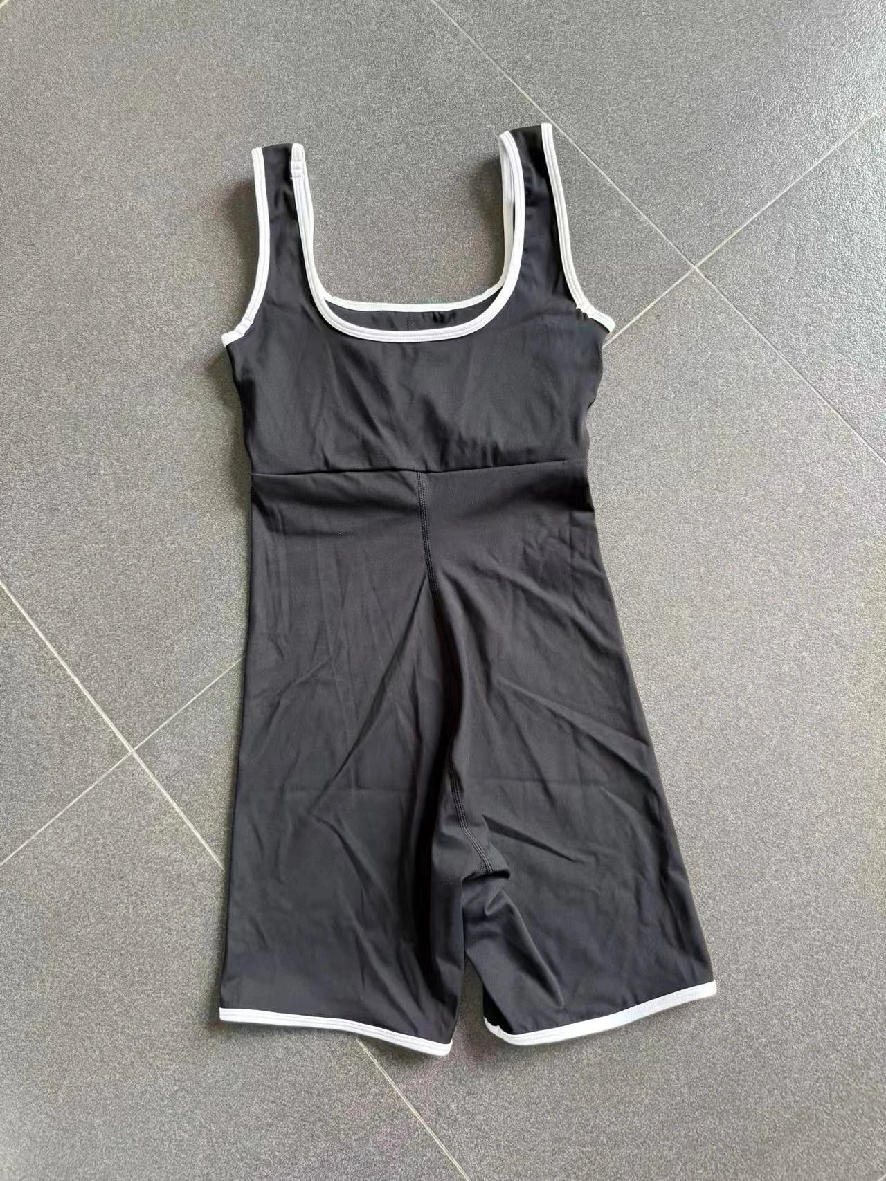 Women's Sports Jumpsuit Yoga Fitness Combination Lift Buttocks Bare Back High Elasticity Gym Sexy Sports Jumpsuit Gym Romper