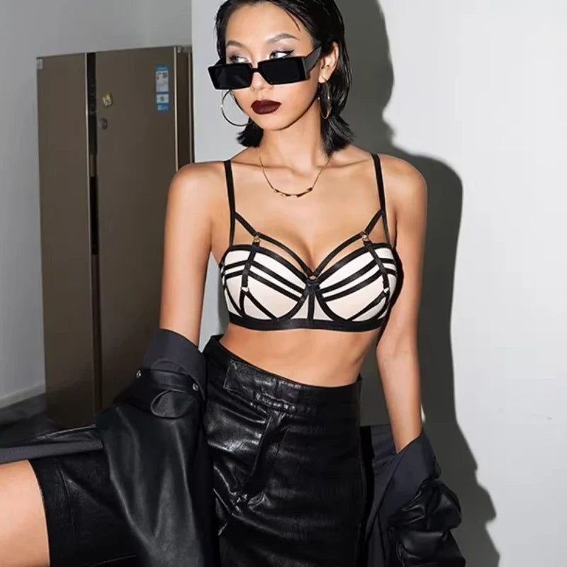 Sexy Push Up Bra Set | Small Chest Summer Lingerie Pure Desire Trend, Lift & Enhance Hot New Padded Bralette with Strappy Design