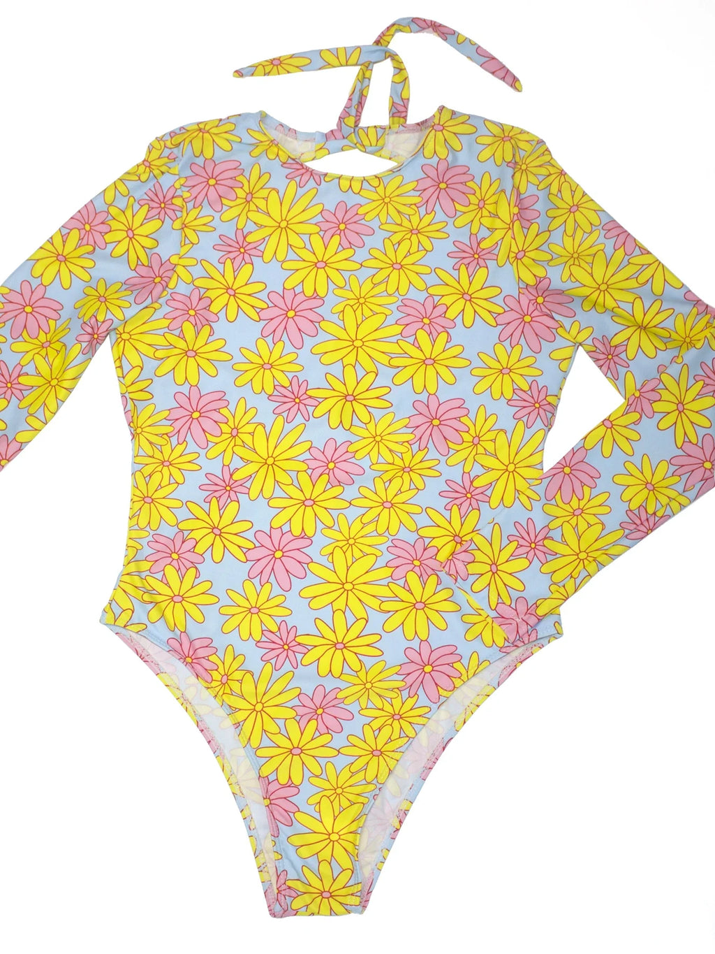 Ladies One-Piece Swimsuit High Collar Belted Design Abdomen Shaping Ideal Summer Beach And Swimming Pool Swimwear