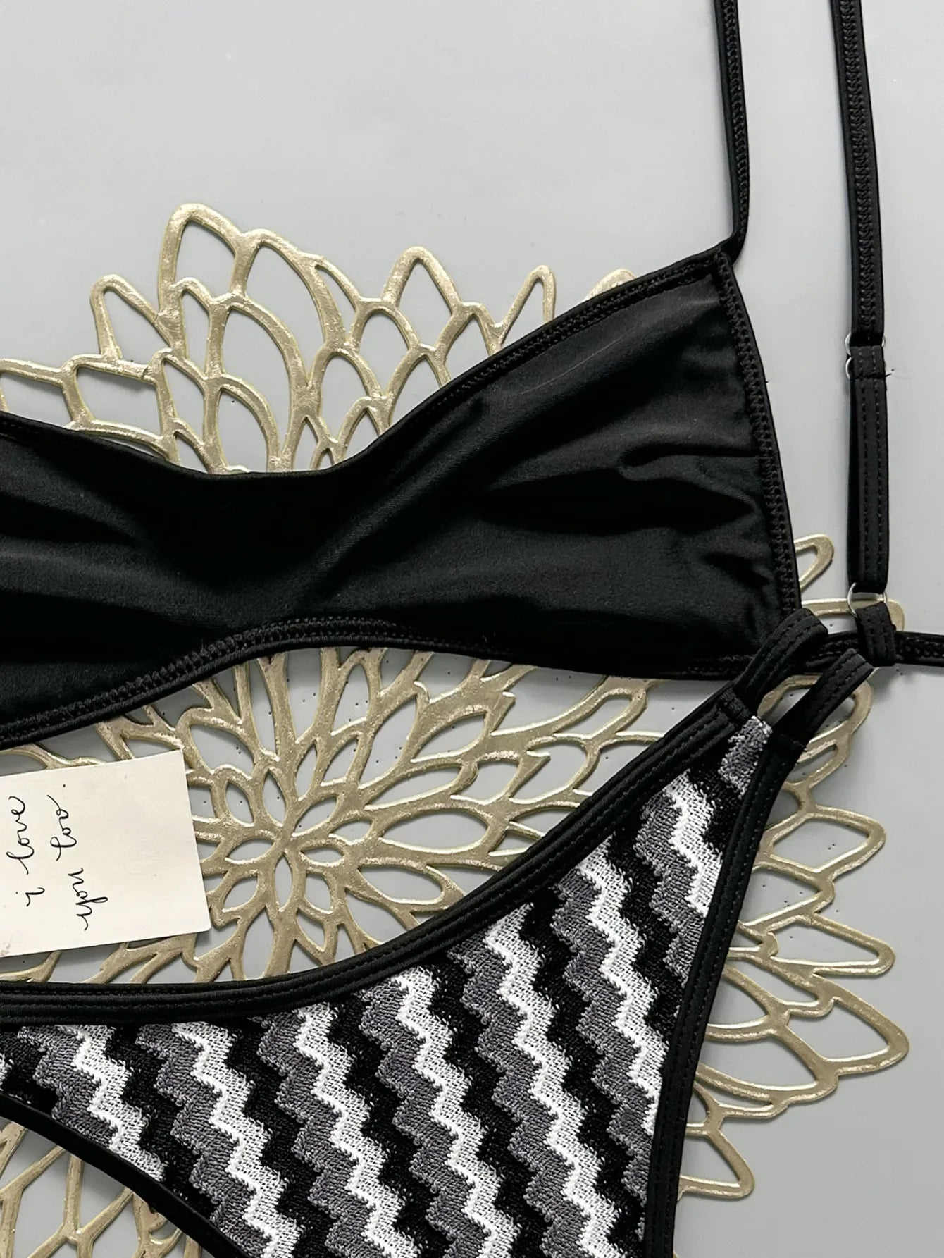 Crochet Striped High Leg Cut Brazilian Bikini Female Swimsuit Women Swimwear Two-pieces Bikini Set Bather Bathing Suit Swim Lady