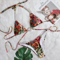 2 Colors Sexy Bikini Women Luxe Rhinestones Chain Swimwear Swimsuit Halter Bikinis Set Beach Bathing Suit Female Banadores Mujer