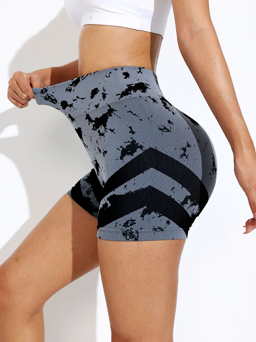 Women High Waist Yoga Shorts Workout Leggings Fitness Sportswear Gym Running Activewear Tummy Control Breathable Sports Clothing