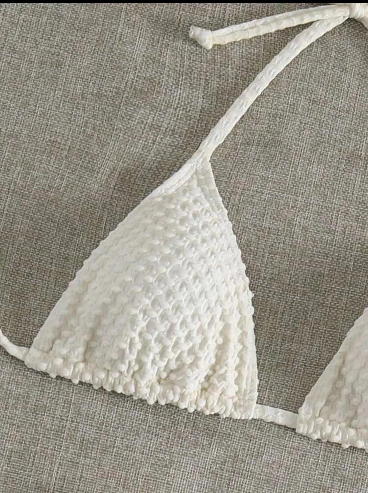 Sexy Halter Women Solid White Bikini Sets Three Pieces With Cover Skirt Swimsuit Swimwear Bathing Suit Beach Outfits Biquini