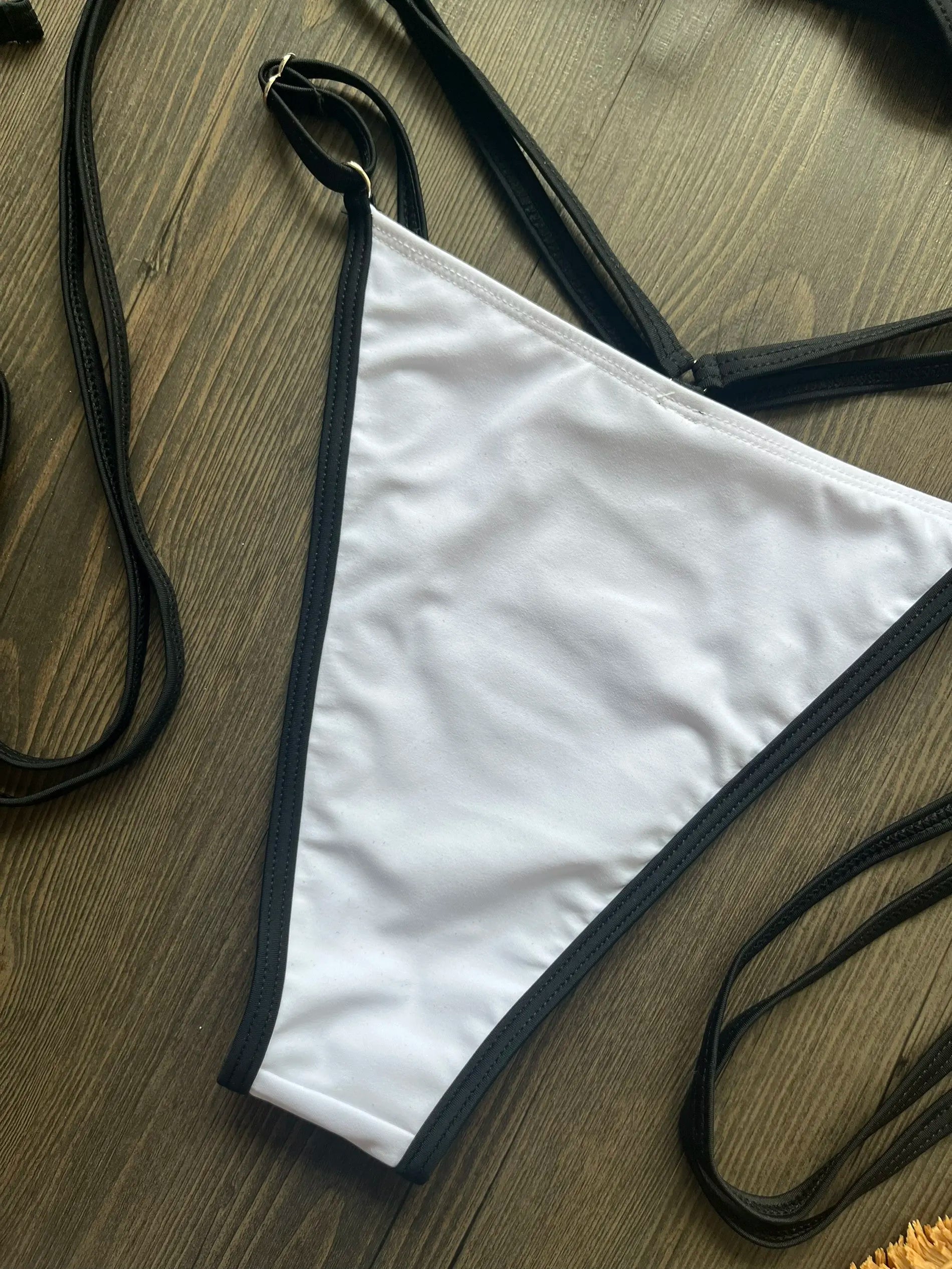 2025 New Sexy Bandeau Bikini Sets Swimsuit For Women Sexy Strappy Swimwear Female Patchwork Bathing Suit Beachwear Swimming Suit