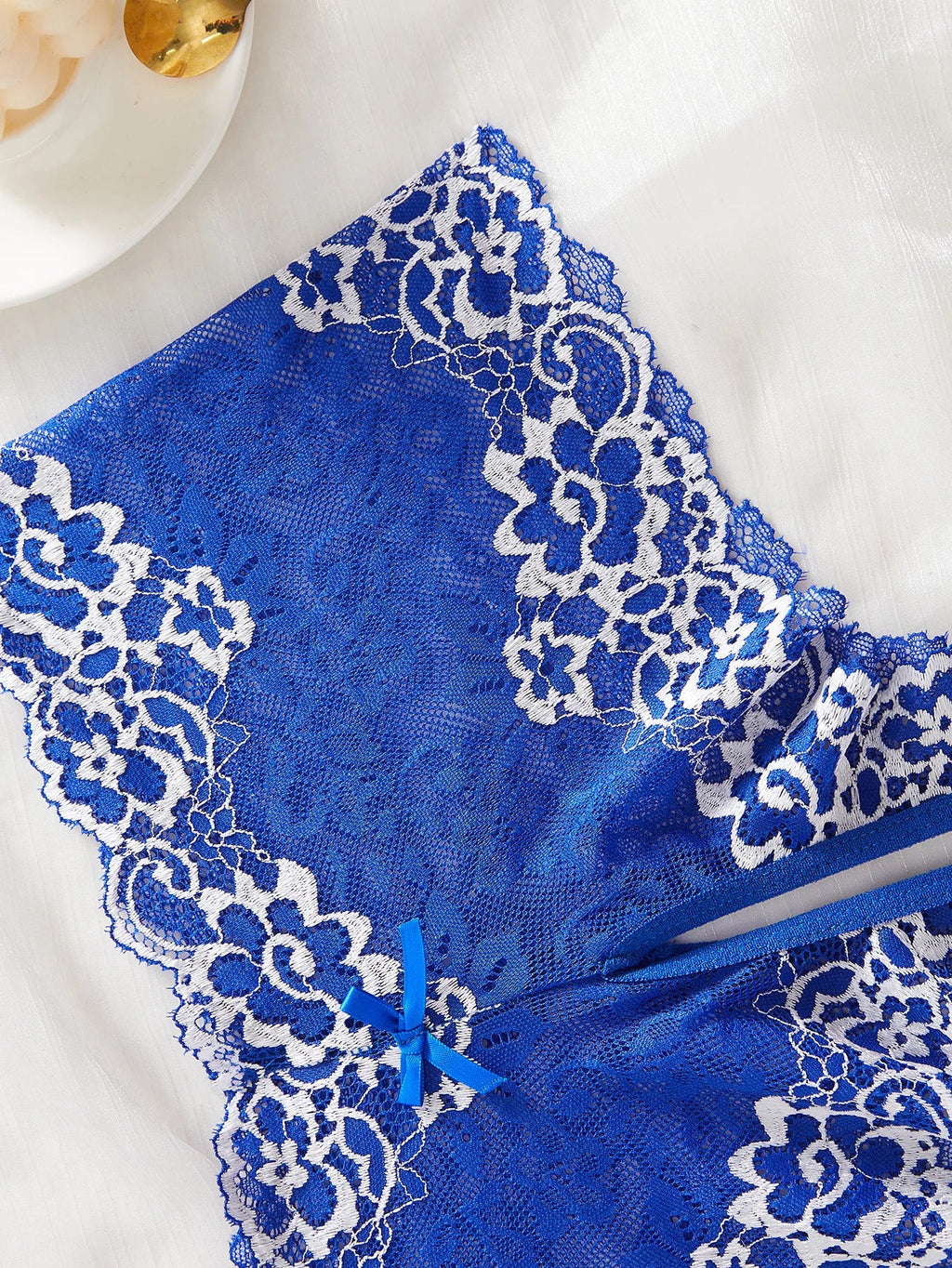 Lace Contrast Color Lingerie Bra And Panties Sets Underwear Set Women Suits