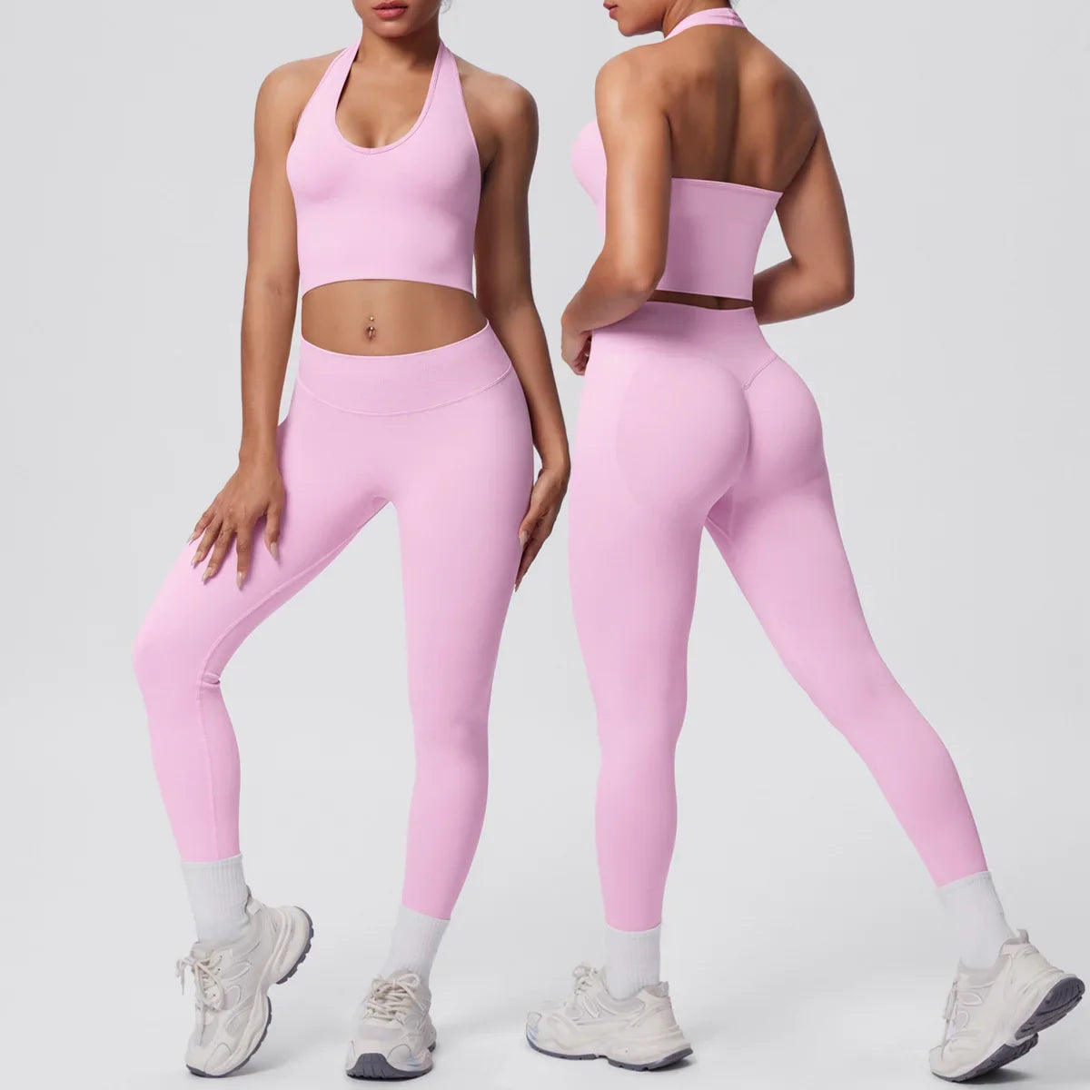 2pcs Yoga Set Gym Outfits Clothes Athletic Wear Yoga Suits For Women Fitness Set Tracksuits Sports Bra Gym Leggings Sportswear