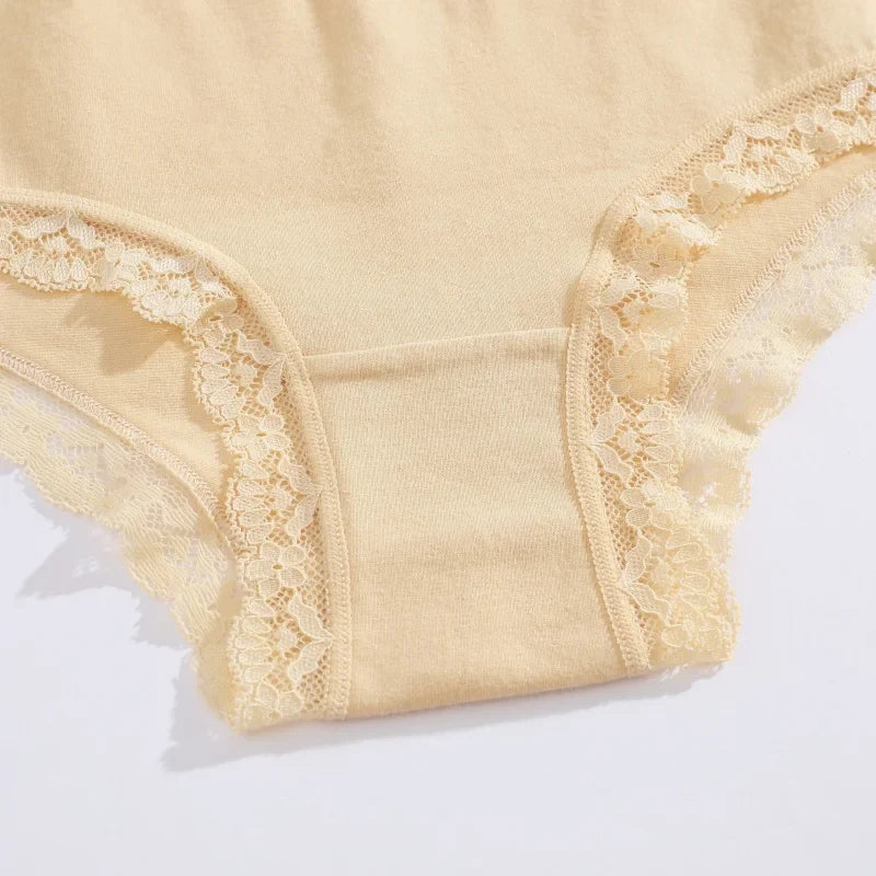 Women's Seamless Cotton Briefs Women Panties Solid Color Breathable Underwear Female Low Waist Soft Lingerie S-XXL