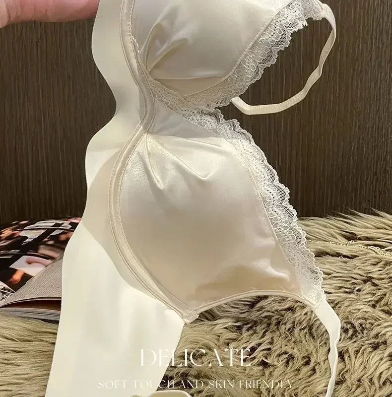 Desire Thin Push-up Seamless Adjustment Women's Small Breasts Sexy Underwear Without Underwire Support Anti-sagging Bra Summer