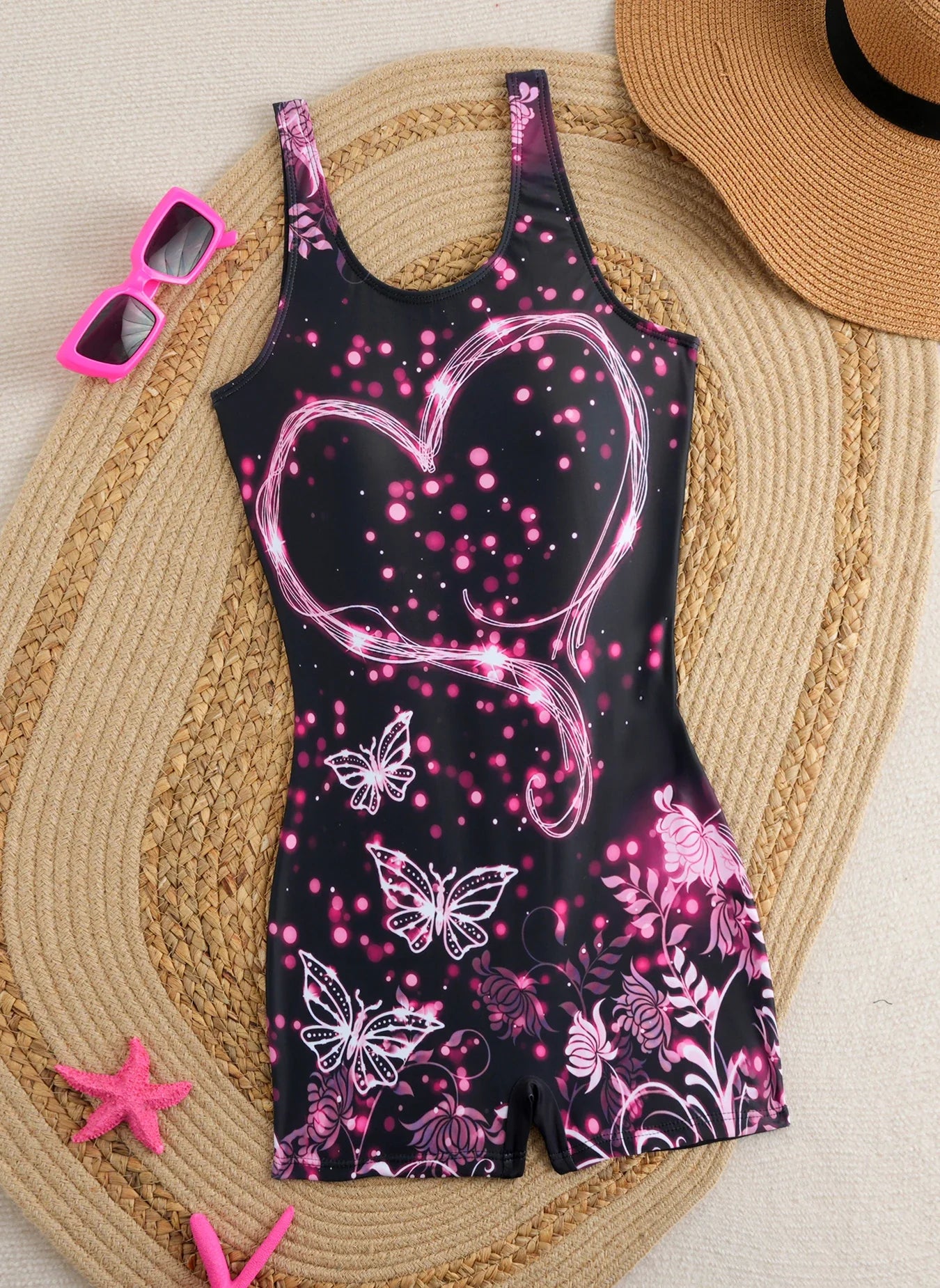 2026 Sporty Printed Slim Swimsuit Women One Piece Vintage Swimwear Female Sexy Bathers Bathing Swimming Swim Suit Beachwear XXL