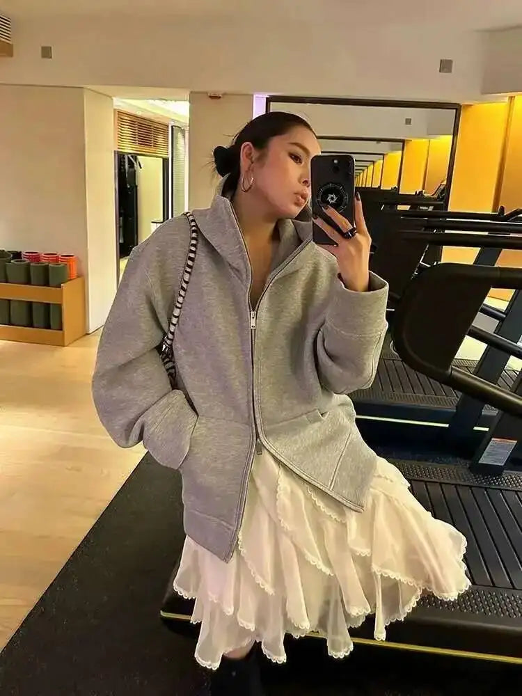 Lace Tulle Skirt Women Sweet Elegant Korean Style Ruffle Skirts Vintage Streetwear Irregular Layered Skirts Fashion Women O4RB