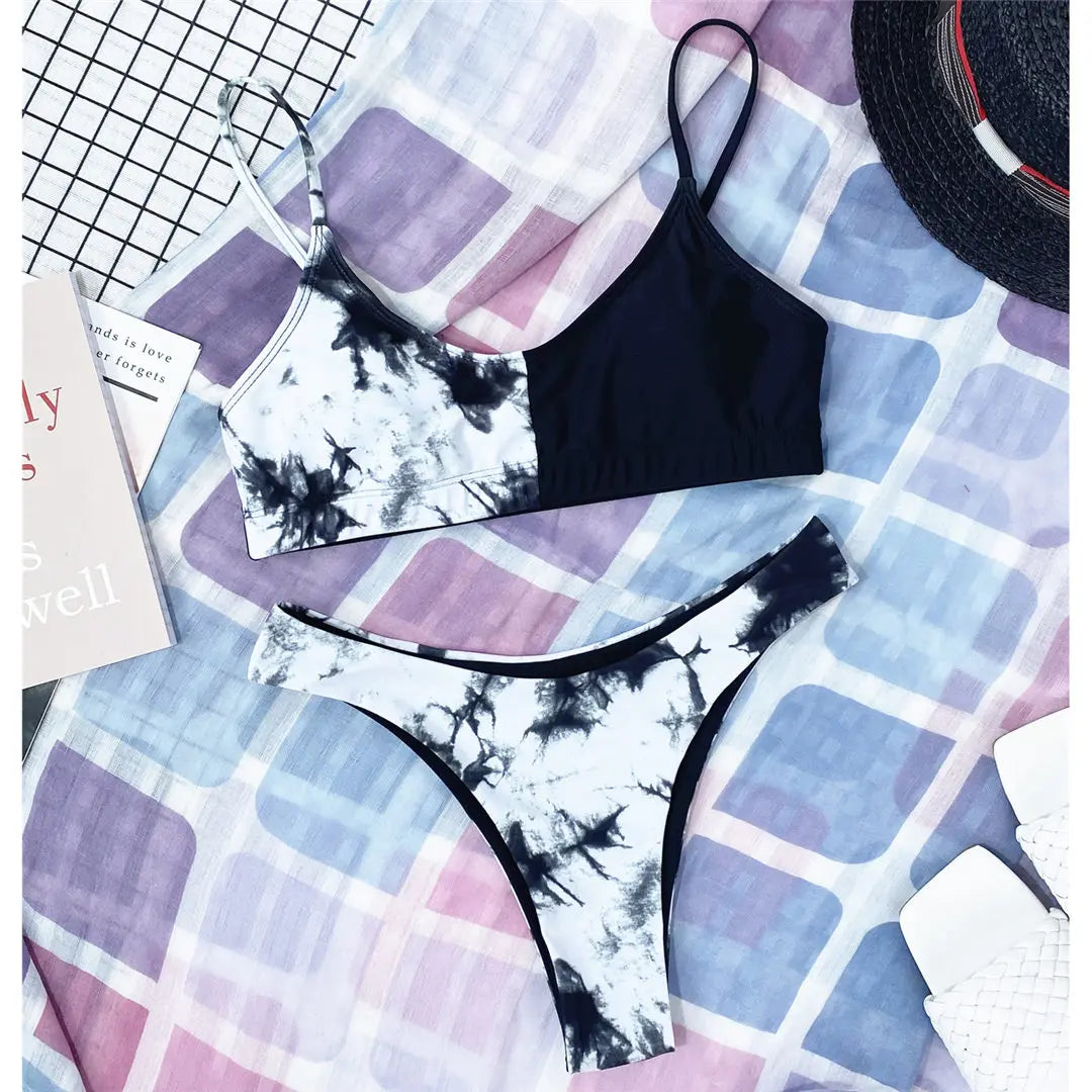 14 Color S - XL Sexy Leopard Bikini Women Swimwear Female Swimsuit Two-Pieces Bikini Set Brazilian Bather Bathing Suit Swim V871