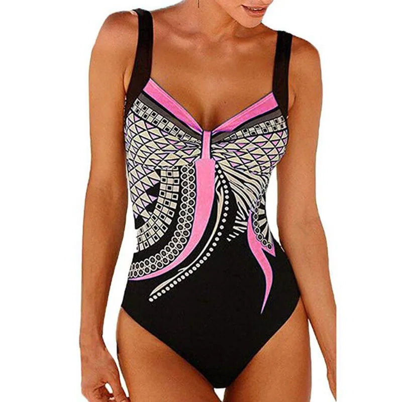 Swimwear Women  One Piece Swimsuit Push Up Sexy Bathing Suit Women Swimming for Beach Wear Monokini Plus Size Swimwear