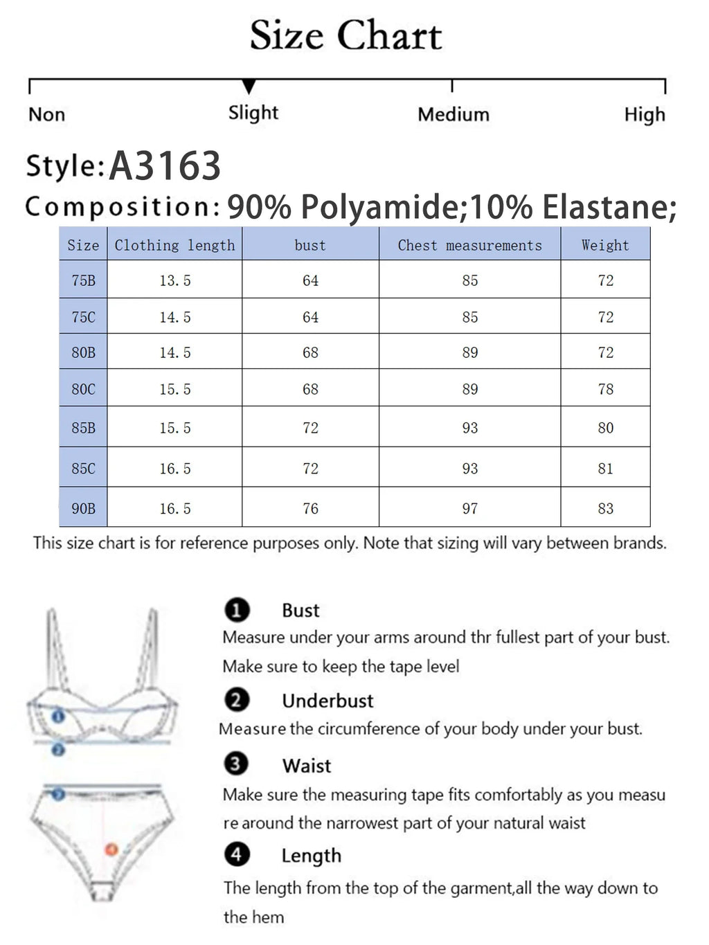 Women's Push Up Bra With Steel Rim Lingerie With Printed Pattern Sexy Lingerie Women's Daily Bra A3163