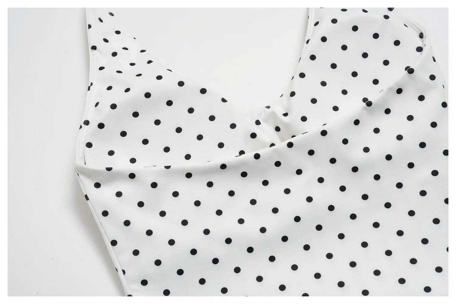New Summer Women White Polka Dot Print Yoga Sets Hanging Neck Slim Sport Vest High Waist Mid Pants Gym Two-piece Workout Clothes