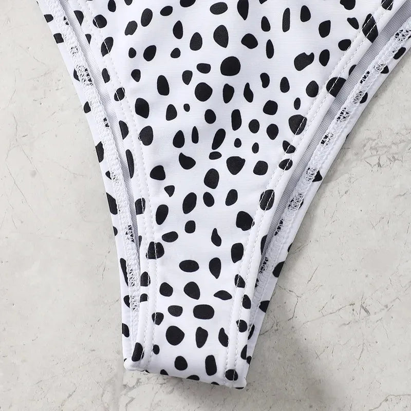 Toucheart Leopard For Women Swimsuit Items Halter Micro Bikini Top Separately Print Bathing Suit Brazilian Low Waist Beachwear