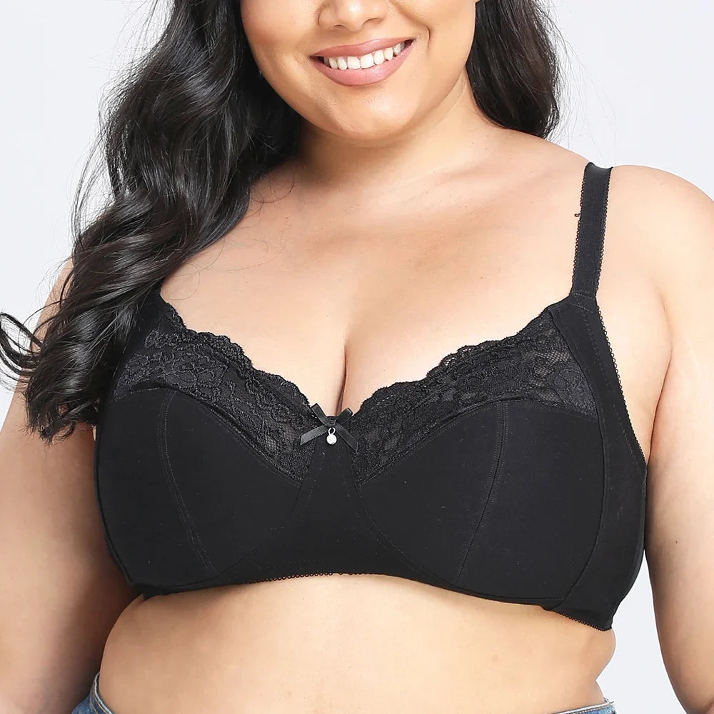 Bras For Womens Lingerie Support Bralette Wireless Sexy Plus Size Brassiere 40-48 G H Cup