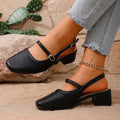 2026 Fashion Versatile Women Shoe Retro Temperament Women Semi Slipper Soft Sole Versatile Sandals Comfort Easy Wear High Heel