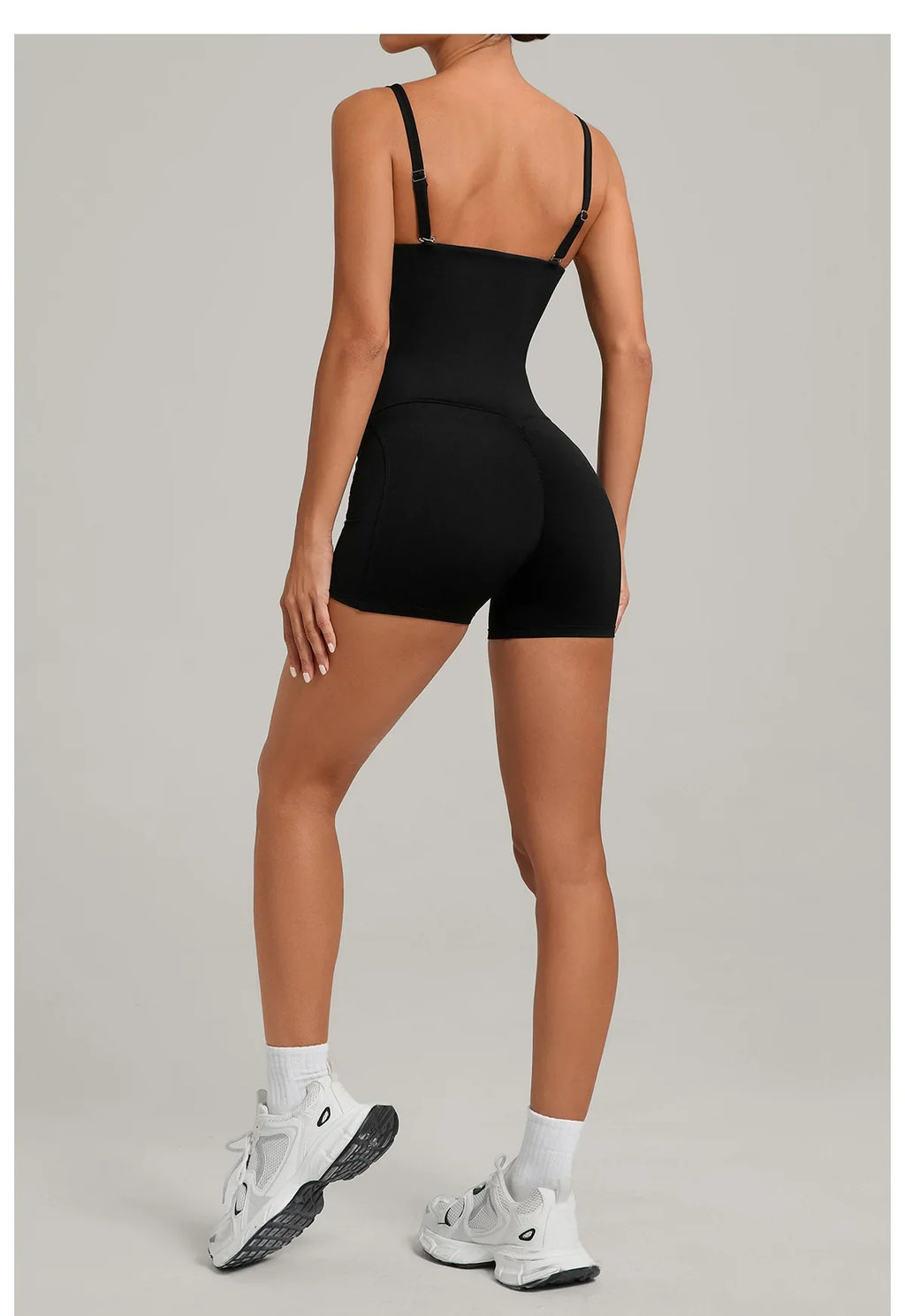 Outdoor Backless Yoga One Piece Suit Women Multiple Wearing Methods Sleeveless Slim Fit Pocket Stretch Sports Fitness Jumpsuit
