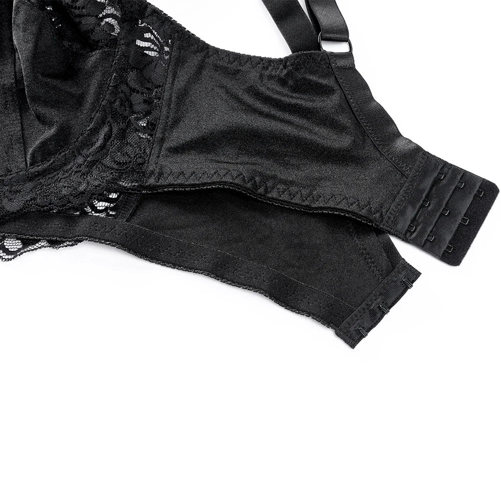 Plus Size E F G H I Cup Womens Bra Lace Brassiere Support Underwire Mesh Thin Large Adjusted-straps BH