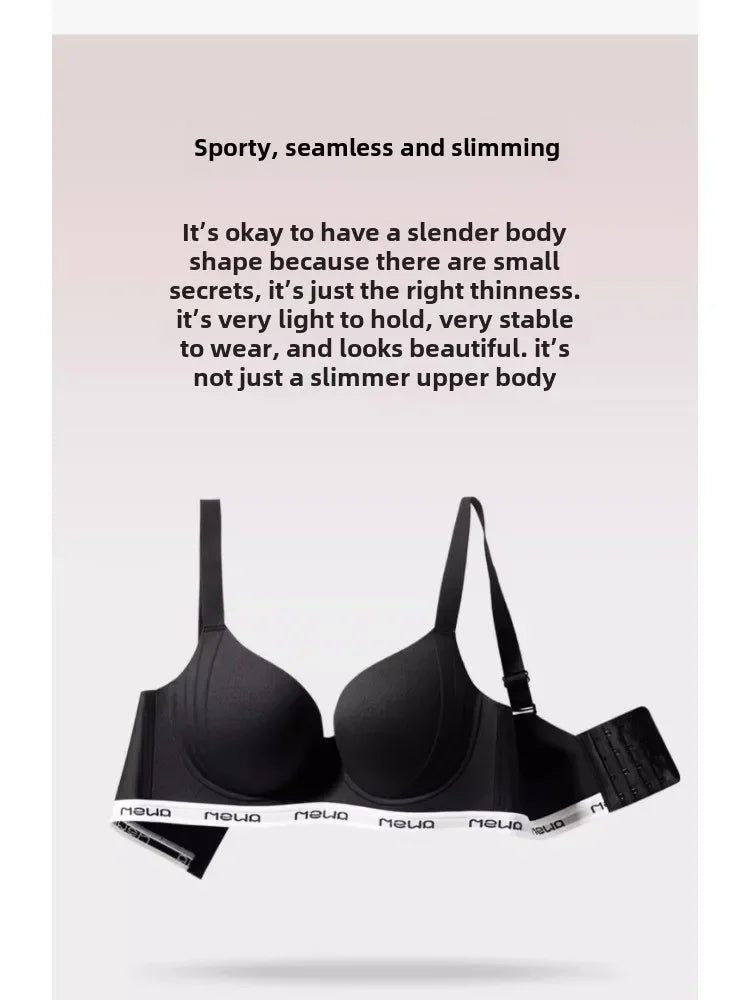 MOYISU Adjustable Anti-Sag Bra for Women, Big Bust Minimizer Wireless Bralette Lightweight No Spillage Comfort Plus Size Summer