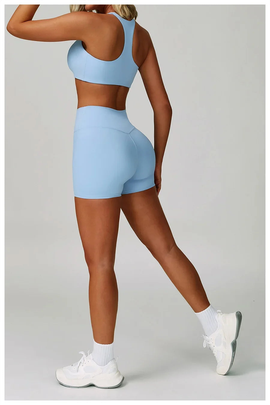 New Sportswear Seamless Yoga Set Gym Clothes Sportswear Long sleeved jacket Women Fitness Set Tracksuits Sports Bra Gym Leggings