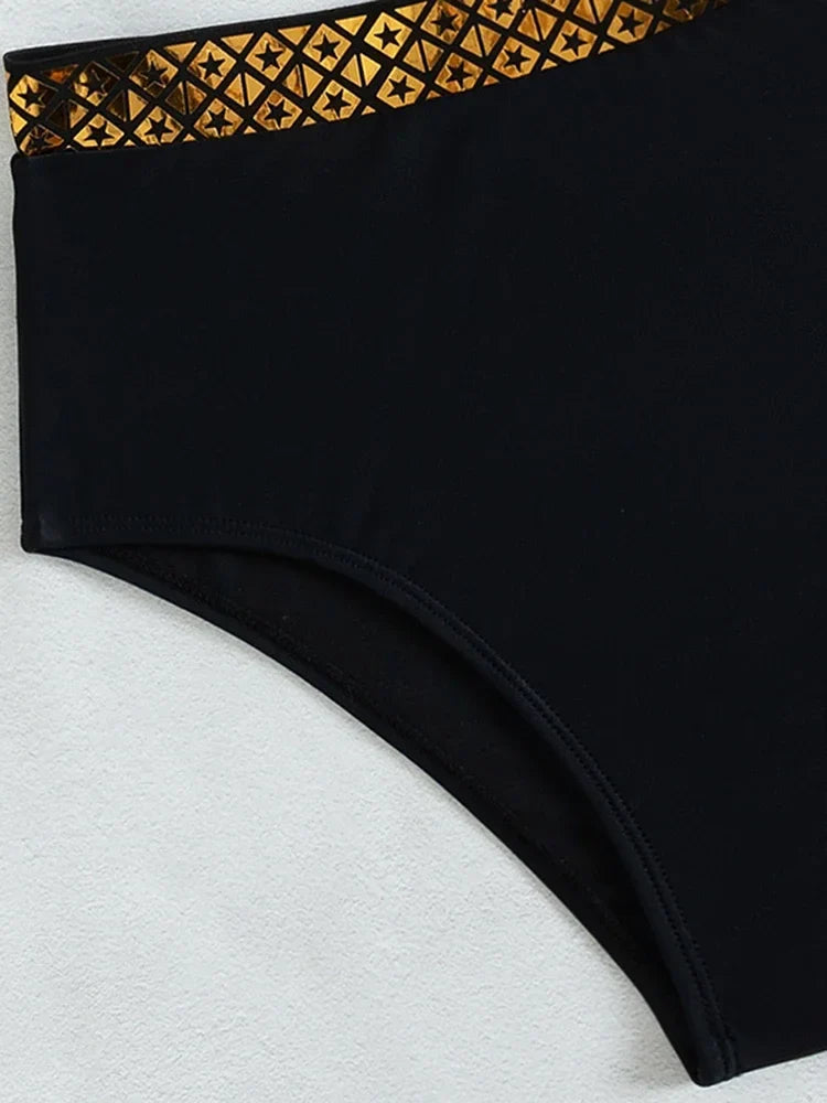 2025 Sexy Push Up Bra Cup Bikinis High Waist Bikini Female Swimsuit Women Swimwear Two-pieces Bikini set Bathing Suit Swim Lady
