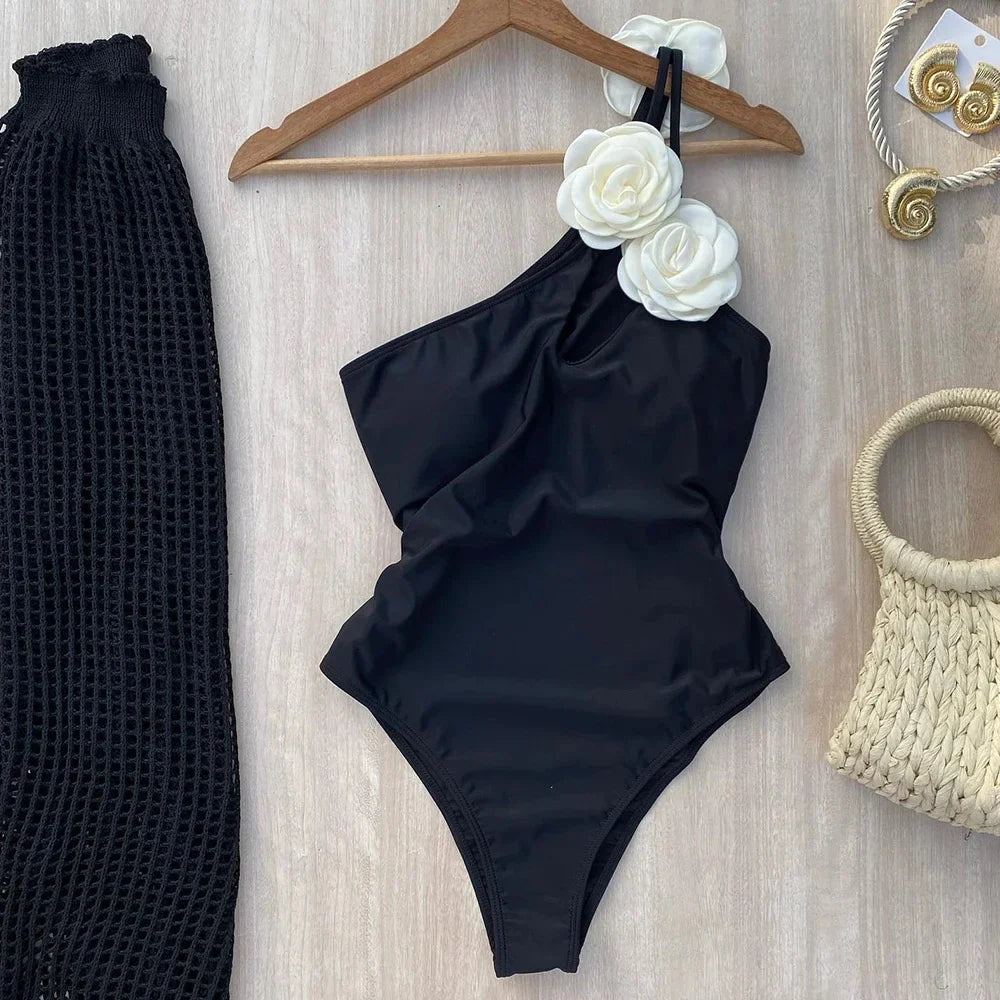Floral One Piece Swimsuit 2025 New Vintage Retro Swimwear Women Swimsuit Bathing Suit Beachwear Monokini Female Swimming Suits