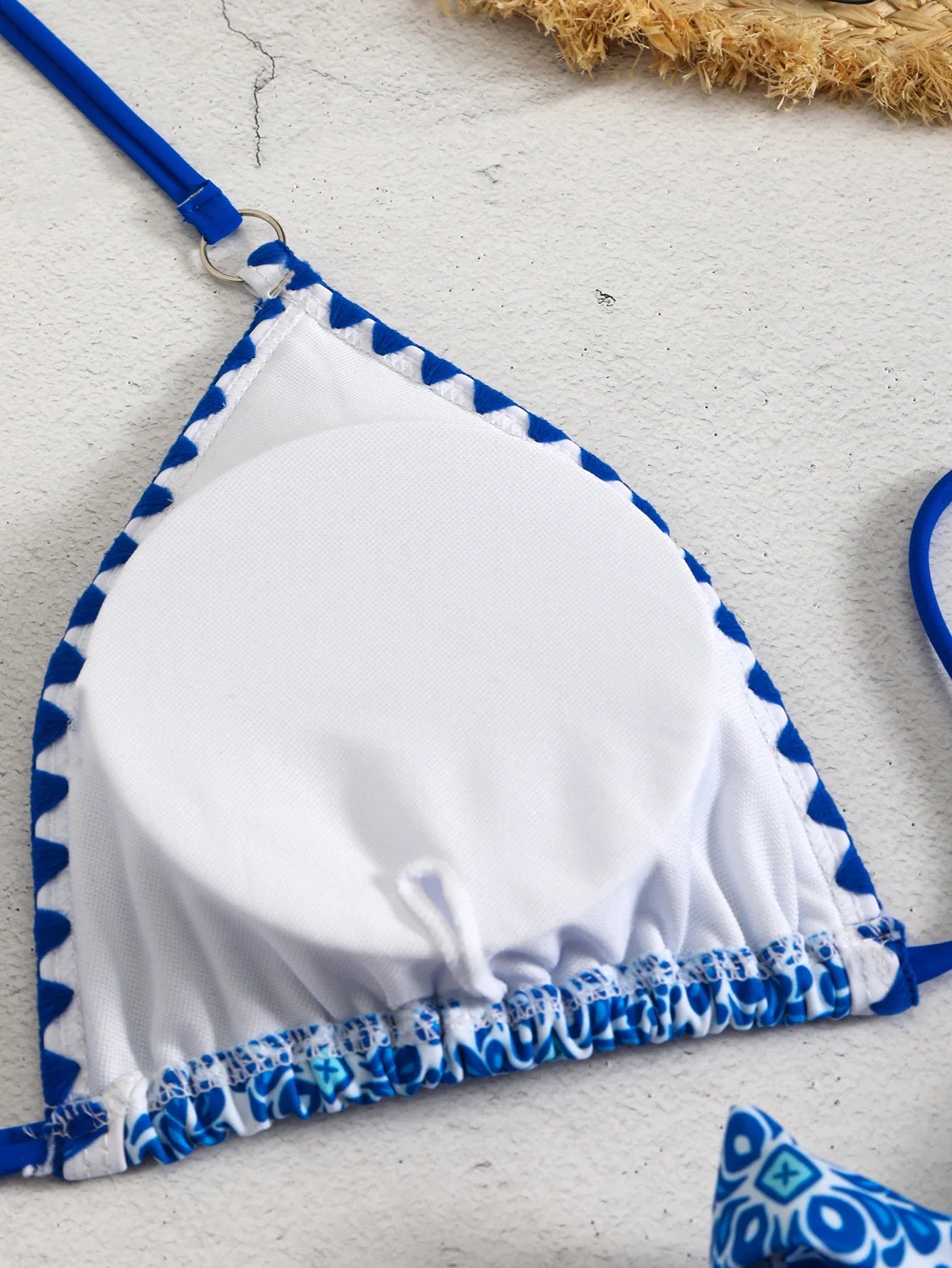 2026 Halter Triangle Bikinis Ring Link Swimsuit Women Sexy String Swimwear Female Bathers Swimming Bathing Swimming Swim Suit
