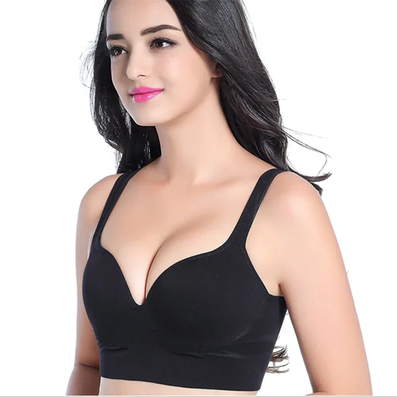 Sexy 3D Sports Bra Women Push Up Seamless Underwear Yoga Fitness Shockproof Vest Crop Tops Female Sujetador Sport Bras for Women