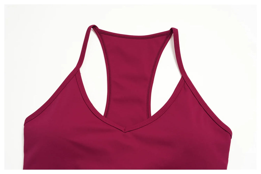 Summer 2Pcs Yoga Sets Women Camisole Slimming Sports Tank Top Pleate High Waist Shorts Fitness Suit Gym Running Excersize Wear
