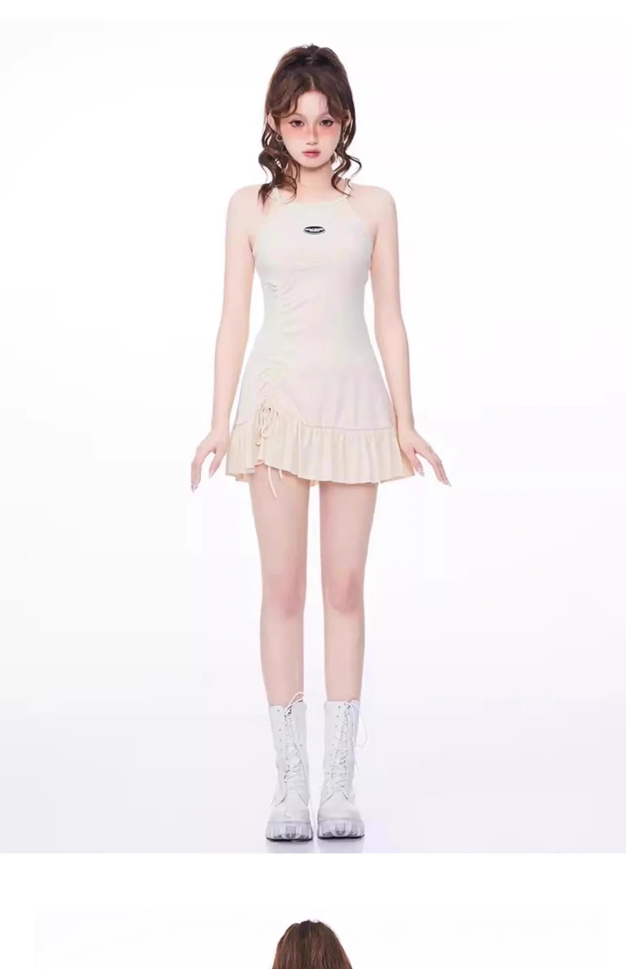 New Split Swimsuit for Women's Sports, American Style, Conservative, Meat Covering, Slimming, Vacation, Seaside Swimsuit