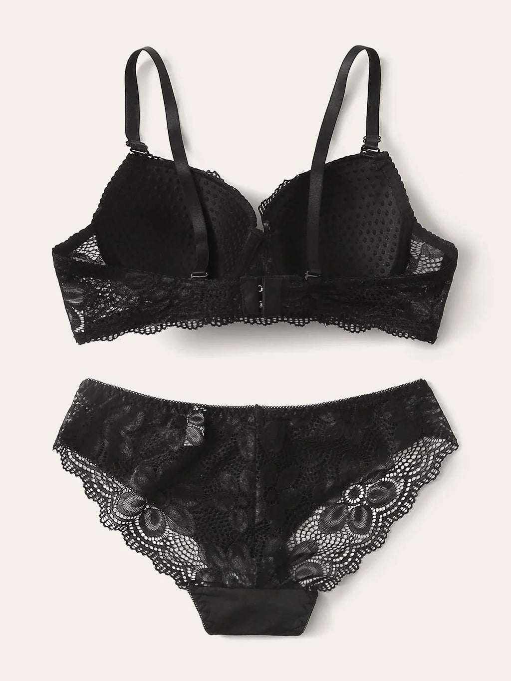 Transparent Floral Two Pieces Bras Panties Set Clothing Sexy Underwire Push Up Lingeries For Women A2123