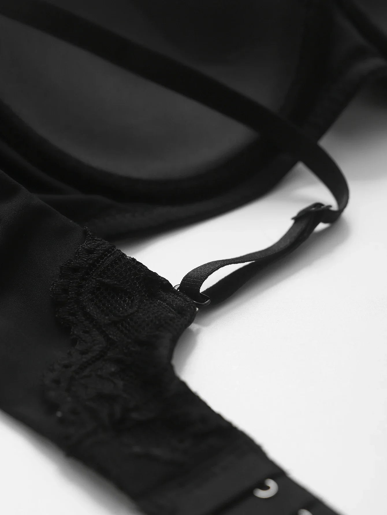 Knit Sexy Women's Thin Cup Lace Bras Lace Splicing Underwire Bra Push-Up Breathable Women's underwear